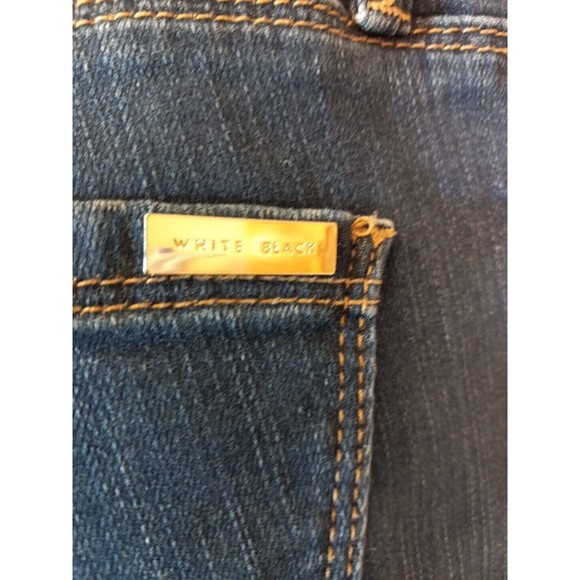 Whbm Womens Slim Crop Denim Cuffed Jeans‎ Size 6 - Picture 8 of 15